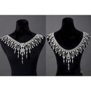 Bridal Wedding Necklace Crystal Rhinestone Jewelry Set Art Decor