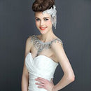 Bridal Wedding Necklace Crystal Rhinestone Jewelry Set Art Decor