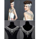Bridal Wedding Necklace Crystal Rhinestone Jewelry Set Art Decor