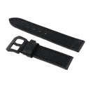 Soft PU Leather Watch Strap Watch Band Wristwatch Straps Replacement Black