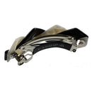 Rectangle French Barrette White Black Wave Hair Clips Acetate Spring Hairpin Gift to Mom