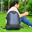 Lightweight Solar Panel Backpack Camping Hiking Outdoor Sport Rucksack Bag