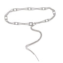 Fashion Womens Fashion Accessory Chain Waist Belt Diamonds for Dress Skirt