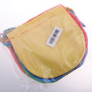 8pcs Colourful Striped Drawstring Gift Bags Jewelry Pouches Small Coin Pouch