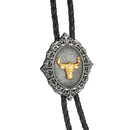 Gold Cow Head Native American Bolo Ties Western Cowboy Necktie Bootlace Tie Wonderful Gift