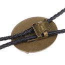 Vintage Western Cowboys Howling Wolf Bolo Tie Pendant Necklace Mens Jewelry Gifts