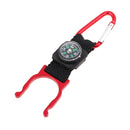 2pcs Compass Carabiner Clip Water Bottle Hook Clip Holder Buckle for Climbing