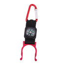 2pcs Compass Carabiner Clip Water Bottle Hook Clip Holder Buckle for Climbing