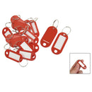 Key ID Label Tags Split Ring Keyring Keychain 20 Pcs Red & 20 Pcs Blue H7Z2