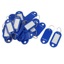 Key ID Label Tags Split Ring Keyring Keychain 20 Pcs Red & 20 Pcs Blue H7Z2