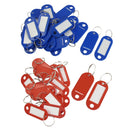 Key ID Label Tags Split Ring Keyring Keychain 20 Pcs Red & 20 Pcs Blue H7Z2