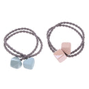 7pcs Fashion Acrylic Hair Ties Rope Elastic Hairband Ponytail Holders for Women Lady