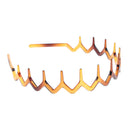 Fashion Zigzag Hair Band Headband Toothed Headband Ladies Men's Headpiece