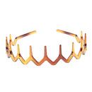 Fashion Zigzag Hair Band Headband Toothed Headband Ladies Men's Headpiece