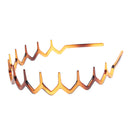 Fashion Zigzag Hair Band Headband Toothed Headband Ladies Men's Headpiece