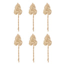 6 Pieces Women Fashion Professional Hairdressing Hair Bangs Clips Hairpin Styling Tools Leaf