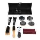 10 Pcs Unisex Shoe Care Kit Professional Travel Shoes Boots Shine Brush Polish Kit for Men Women