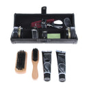 10 Pcs Unisex Shoe Care Kit Professional Travel Shoes Boots Shine Brush Polish Kit for Men Women