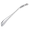 Long Metal Shoe Horn Solid For Shoes Boots All Size Feet With Loop Handle