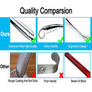 Durable Handle Metal Shoe Horn Lifter Extra Long Shoespooner Aids Stick 21" Convenient and Easy to Use Shoes Accessories