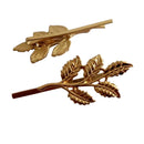 2pcs Boho Golden Leaves Branch Hair Pins Wedding Bridal Hair Clips Barrettes Ladies Hair Decoration