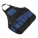 Water Resistant Oxford Gardening Apron Multi Pocket Gardeners Handyman Hand Tool Pouch Deep Blue