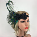 Women's Vintage 1920s Feather Headbands Fascinator Cocktail Bridal