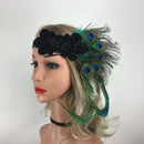 Women's Vintage 1920s Feather Headbands Fascinator Cocktail Bridal