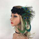 Women's Vintage 1920s Feather Headbands Fascinator Cocktail Bridal