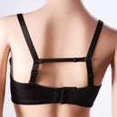 3 Pieces WomenÂ’s Nonslip Elastic Adjustable Band Bra Back Strap Holder Clip for Women Beige Black White