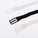 3 Pieces WomenÂ’s Nonslip Elastic Adjustable Band Bra Back Strap Holder Clip for Women Beige Black White