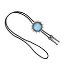 Cowboy Western Bolo Bootlace Tie on Black Chain For Fancy Dress Line Dancing