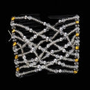 Bead Magic Comb Elastic Double Insert Clips Chic Stretch Hair Head Comb Cuff