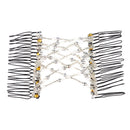 Bead Magic Comb Elastic Double Insert Clips Chic Stretch Hair Head Comb Cuff
