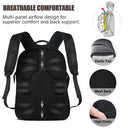 Business Travel Backpack, Laptop Backpack with USB Charging Port,Anti-Theft Water BookBag Backpack