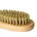 Horsehair Shoe Shine Brush Unique Long Wood Handle Design Anti Slip - for Boots, Shoes & Other Leather Care
