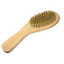 Horsehair Shoe Shine Brush Unique Long Wood Handle Design Anti Slip - for Boots, Shoes & Other Leather Care