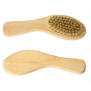 Horsehair Shoe Shine Brush Unique Long Wood Handle Design Anti Slip - for Boots, Shoes & Other Leather Care
