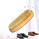 Oval Shoe Shine Bristle Brush for Leather Shoes Bag Polishing Cleaning Tool
