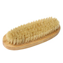 Oval Shoe Shine Bristle Brush for Leather Shoes Bag Polishing Cleaning Tool