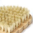 Wooden Handle Bristle Shoe Brush Leather Clothes Shoes Bag Wash Clean Tool