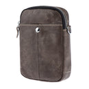 Mens Vintage Leather Shoulder Crossbody Messenger Bags Waist Pack Belt Bag