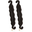 2 Pieces Sponge Hair Styling Foam Donut Bun Curler Maker Ring Twist Tool DIY