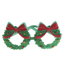 Christmas Sunglasses Novelty Christmas Tree Eyeglasses Plastic Costume Eyeglasses for Party Favors