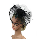 Women Feather Hair Clip Fascinator Headpieces Wedding Bridal Party Top Hat