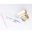 Metal Hardware Turn Lock Clasp Closure Clasp Snap Tone Purse Bag Accessories
