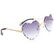 4x Ladies Heart Frame Sunglasses Tinted Lens Eyewear UV Protection Shades