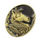 Western Belt Buckle Replacement - Engraved Horse Head - Oval Cowboy Belt Buckle