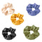 8Pcs Women Satin Hair Scrunchie Tie Loop Band Hairband Decor Accessories
