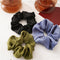 8Pcs Women Satin Hair Scrunchie Tie Loop Band Hairband Decor Accessories